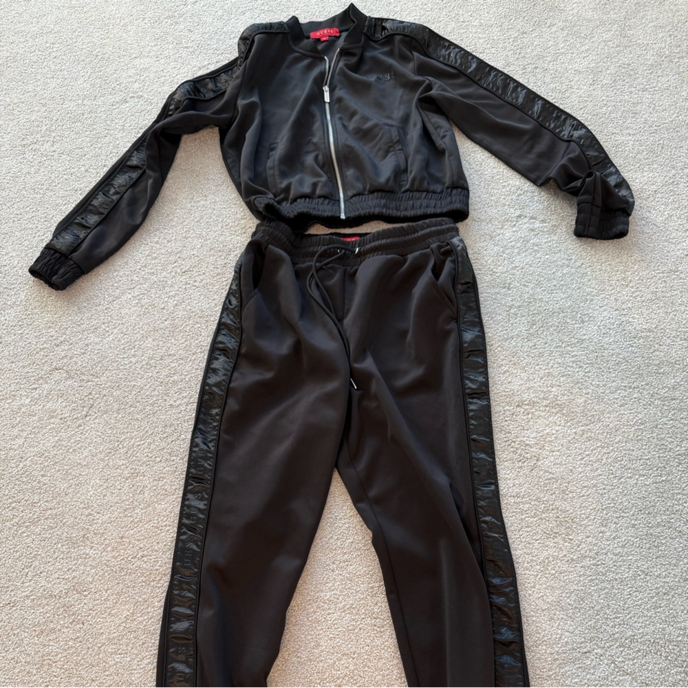 Guess womenBlack Track Pants set